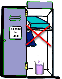 Never remove chemicals from the laboratory area